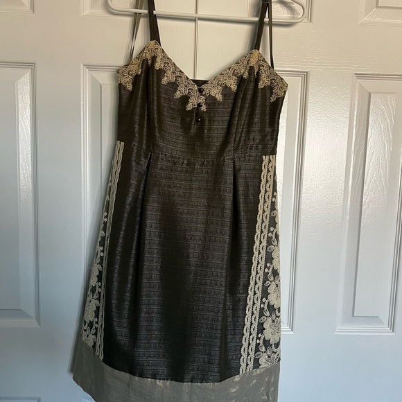 Robe Midi Taille 10 Bustier Smocké Par Moulinette Soeurs - Neuf Avec étiquettes